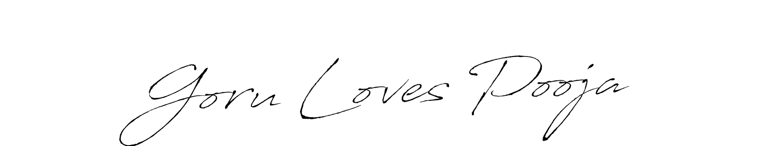 You should practise on your own different ways (Antro_Vectra) to write your name (Goru Loves Pooja) in signature. don't let someone else do it for you. Goru Loves Pooja signature style 6 images and pictures png