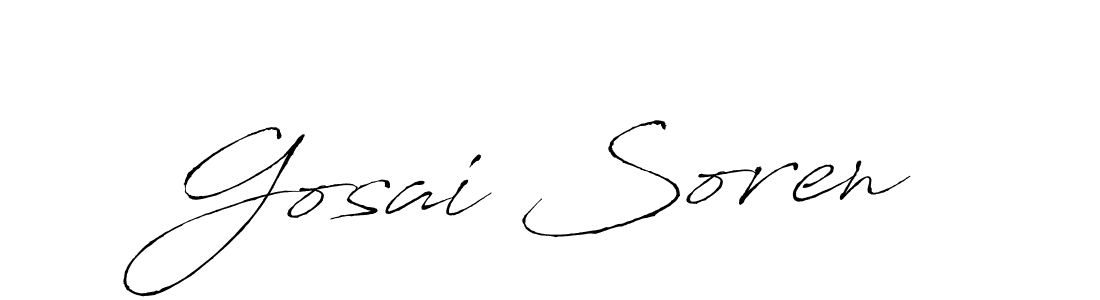 Once you've used our free online signature maker to create your best signature Antro_Vectra style, it's time to enjoy all of the benefits that Gosai Soren name signing documents. Gosai Soren signature style 6 images and pictures png