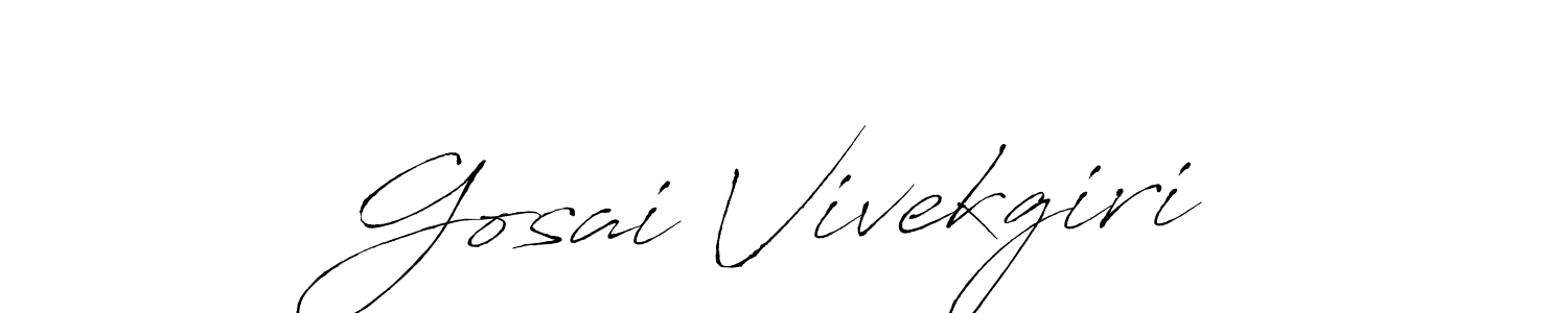 You can use this online signature creator to create a handwritten signature for the name Gosai Vivekgiri. This is the best online autograph maker. Gosai Vivekgiri signature style 6 images and pictures png