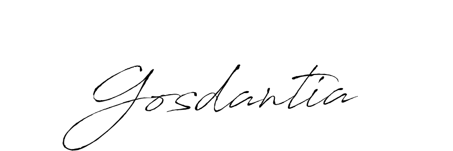 if you are searching for the best signature style for your name Gosdantia. so please give up your signature search. here we have designed multiple signature styles  using Antro_Vectra. Gosdantia signature style 6 images and pictures png