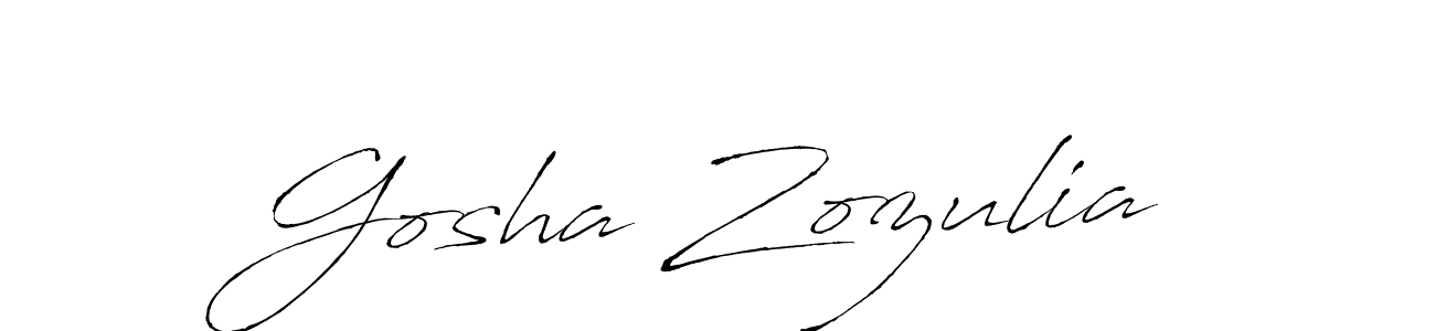 Make a beautiful signature design for name Gosha Zozulia. Use this online signature maker to create a handwritten signature for free. Gosha Zozulia signature style 6 images and pictures png