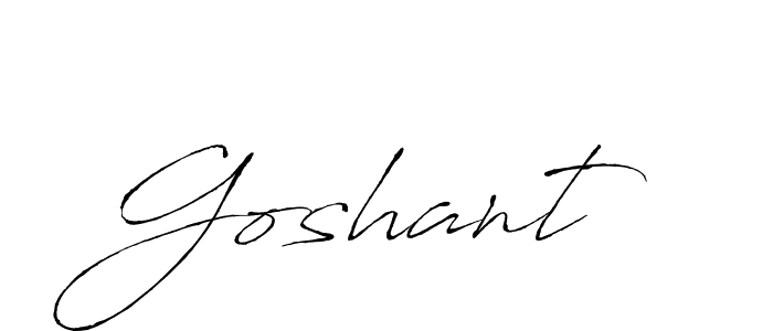 Once you've used our free online signature maker to create your best signature Antro_Vectra style, it's time to enjoy all of the benefits that Goshant name signing documents. Goshant signature style 6 images and pictures png