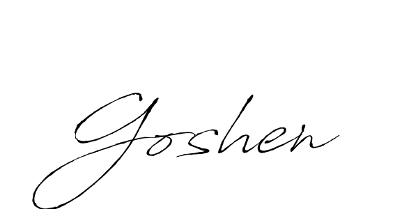 Best and Professional Signature Style for Goshen. Antro_Vectra Best Signature Style Collection. Goshen signature style 6 images and pictures png