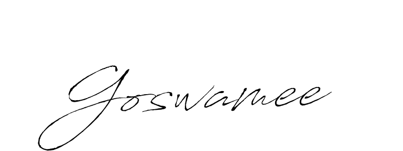 You should practise on your own different ways (Antro_Vectra) to write your name (Goswamee) in signature. don't let someone else do it for you. Goswamee signature style 6 images and pictures png