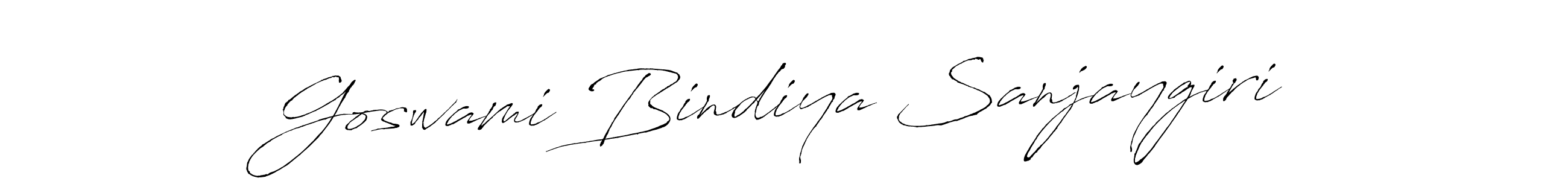 The best way (Antro_Vectra) to make a short signature is to pick only two or three words in your name. The name Goswami Bindiya Sanjaygiri include a total of six letters. For converting this name. Goswami Bindiya Sanjaygiri signature style 6 images and pictures png