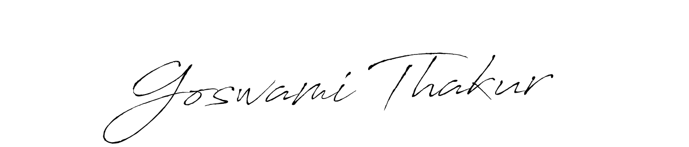 It looks lik you need a new signature style for name Goswami Thakur. Design unique handwritten (Antro_Vectra) signature with our free signature maker in just a few clicks. Goswami Thakur signature style 6 images and pictures png