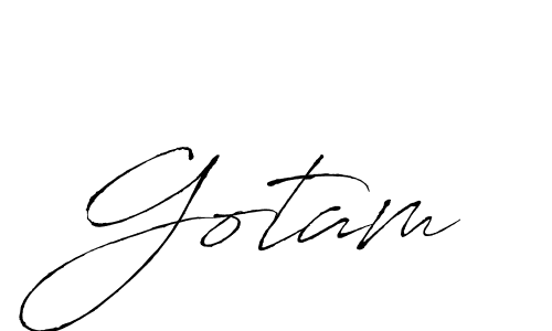 Make a beautiful signature design for name Gotam. Use this online signature maker to create a handwritten signature for free. Gotam signature style 6 images and pictures png