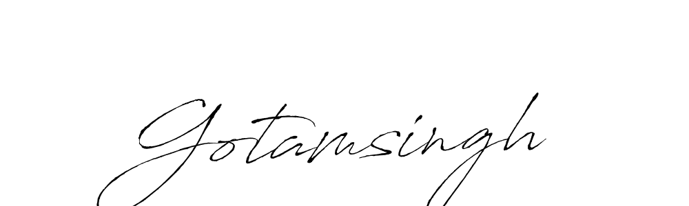if you are searching for the best signature style for your name Gotamsingh. so please give up your signature search. here we have designed multiple signature styles  using Antro_Vectra. Gotamsingh signature style 6 images and pictures png