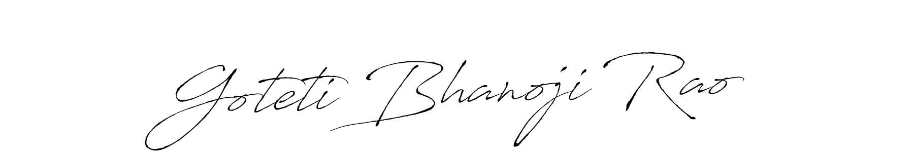 Also we have Goteti Bhanoji Rao name is the best signature style. Create professional handwritten signature collection using Antro_Vectra autograph style. Goteti Bhanoji Rao signature style 6 images and pictures png