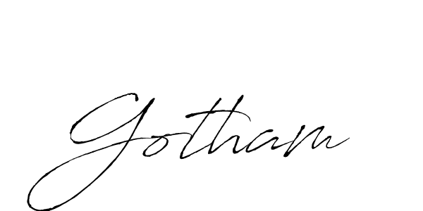 How to make Gotham name signature. Use Antro_Vectra style for creating short signs online. This is the latest handwritten sign. Gotham signature style 6 images and pictures png