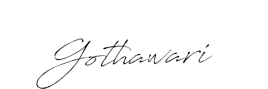 How to make Gothawari name signature. Use Antro_Vectra style for creating short signs online. This is the latest handwritten sign. Gothawari signature style 6 images and pictures png