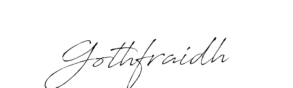 Antro_Vectra is a professional signature style that is perfect for those who want to add a touch of class to their signature. It is also a great choice for those who want to make their signature more unique. Get Gothfraidh name to fancy signature for free. Gothfraidh signature style 6 images and pictures png