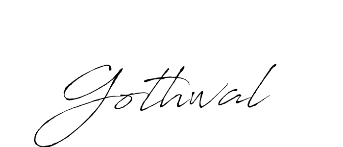 How to make Gothwal name signature. Use Antro_Vectra style for creating short signs online. This is the latest handwritten sign. Gothwal signature style 6 images and pictures png