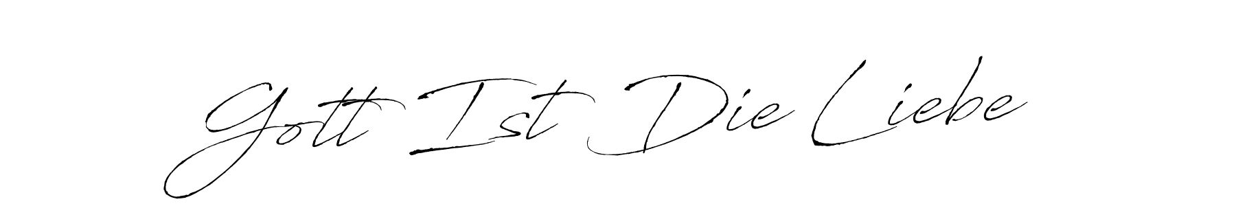 The best way (Antro_Vectra) to make a short signature is to pick only two or three words in your name. The name Gott Ist Die Liebe include a total of six letters. For converting this name. Gott Ist Die Liebe signature style 6 images and pictures png