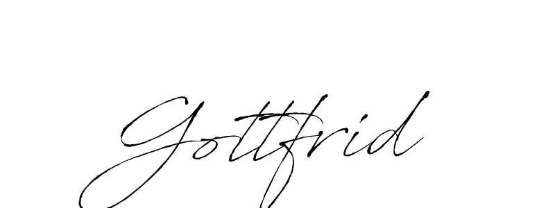 Make a beautiful signature design for name Gottfrid. With this signature (Antro_Vectra) style, you can create a handwritten signature for free. Gottfrid signature style 6 images and pictures png