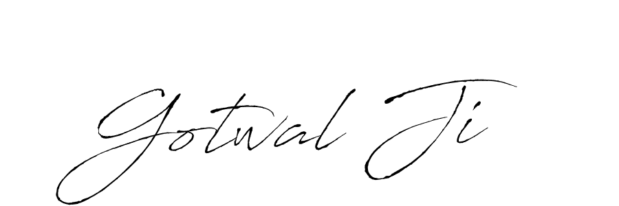 Make a beautiful signature design for name Gotwal Ji. With this signature (Antro_Vectra) style, you can create a handwritten signature for free. Gotwal Ji signature style 6 images and pictures png