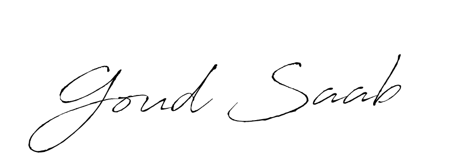 Also You can easily find your signature by using the search form. We will create Goud Saab name handwritten signature images for you free of cost using Antro_Vectra sign style. Goud Saab signature style 6 images and pictures png