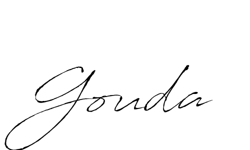 Also You can easily find your signature by using the search form. We will create Gouda name handwritten signature images for you free of cost using Antro_Vectra sign style. Gouda signature style 6 images and pictures png