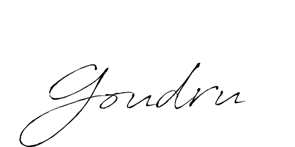 if you are searching for the best signature style for your name Goudru. so please give up your signature search. here we have designed multiple signature styles  using Antro_Vectra. Goudru signature style 6 images and pictures png