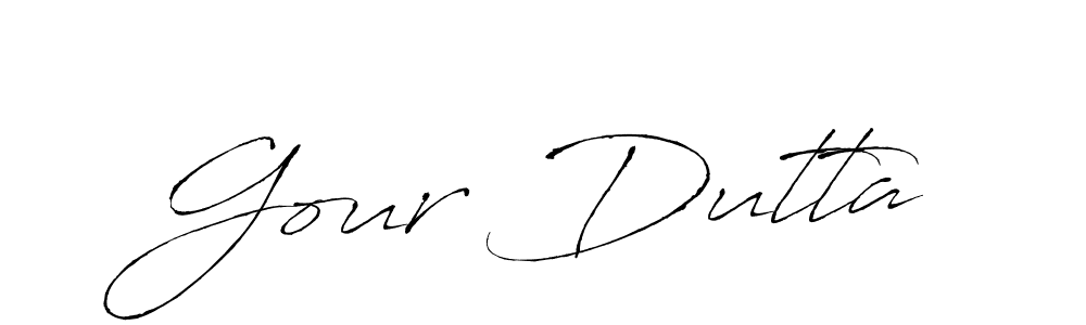 Make a beautiful signature design for name Gour Dutta. Use this online signature maker to create a handwritten signature for free. Gour Dutta signature style 6 images and pictures png