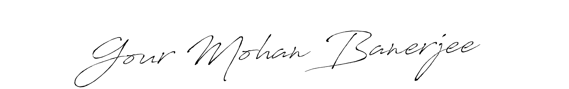 You can use this online signature creator to create a handwritten signature for the name Gour Mohan Banerjee. This is the best online autograph maker. Gour Mohan Banerjee signature style 6 images and pictures png