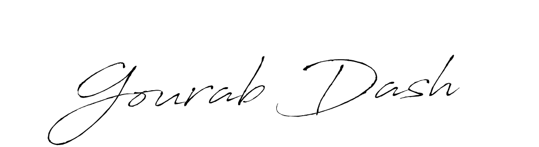 Create a beautiful signature design for name Gourab Dash. With this signature (Antro_Vectra) fonts, you can make a handwritten signature for free. Gourab Dash signature style 6 images and pictures png