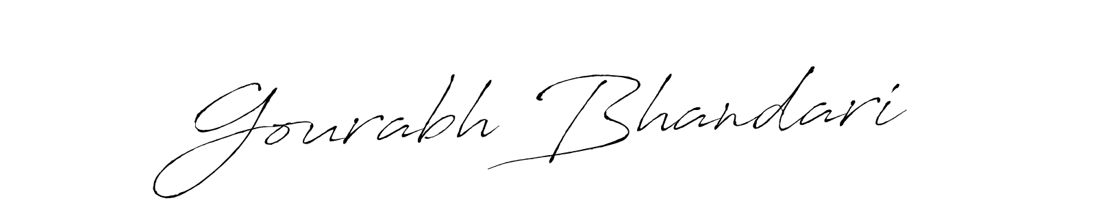 This is the best signature style for the Gourabh Bhandari name. Also you like these signature font (Antro_Vectra). Mix name signature. Gourabh Bhandari signature style 6 images and pictures png