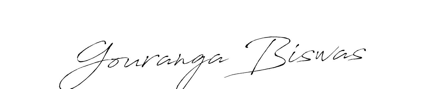Gouranga Biswas stylish signature style. Best Handwritten Sign (Antro_Vectra) for my name. Handwritten Signature Collection Ideas for my name Gouranga Biswas. Gouranga Biswas signature style 6 images and pictures png