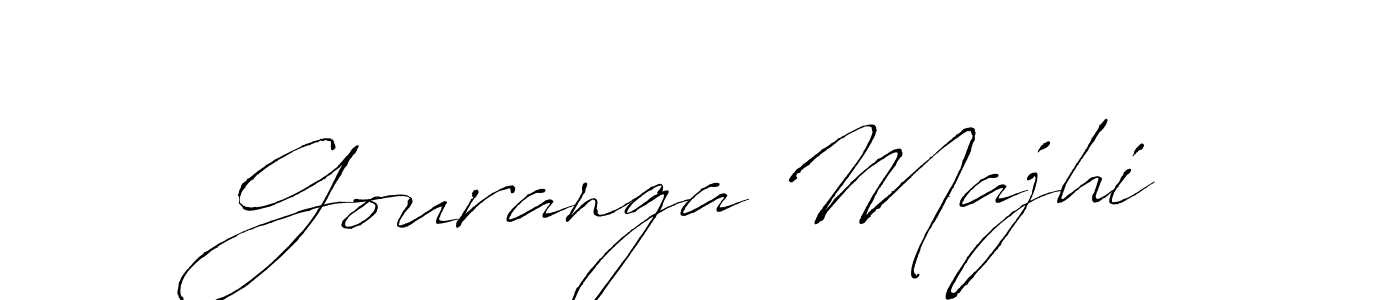 if you are searching for the best signature style for your name Gouranga Majhi. so please give up your signature search. here we have designed multiple signature styles  using Antro_Vectra. Gouranga Majhi signature style 6 images and pictures png