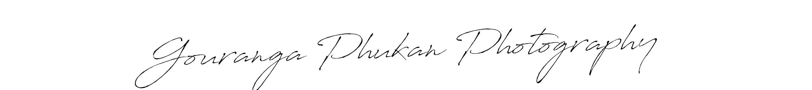 You should practise on your own different ways (Antro_Vectra) to write your name (Gouranga Phukan Photography) in signature. don't let someone else do it for you. Gouranga Phukan Photography signature style 6 images and pictures png