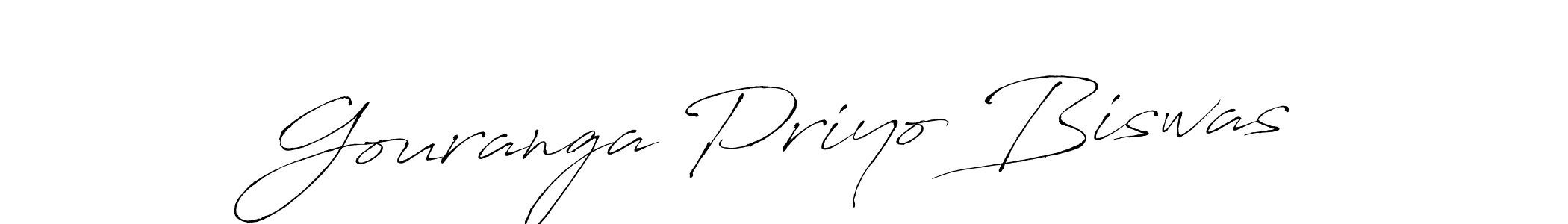 Design your own signature with our free online signature maker. With this signature software, you can create a handwritten (Antro_Vectra) signature for name Gouranga Priyo Biswas. Gouranga Priyo Biswas signature style 6 images and pictures png