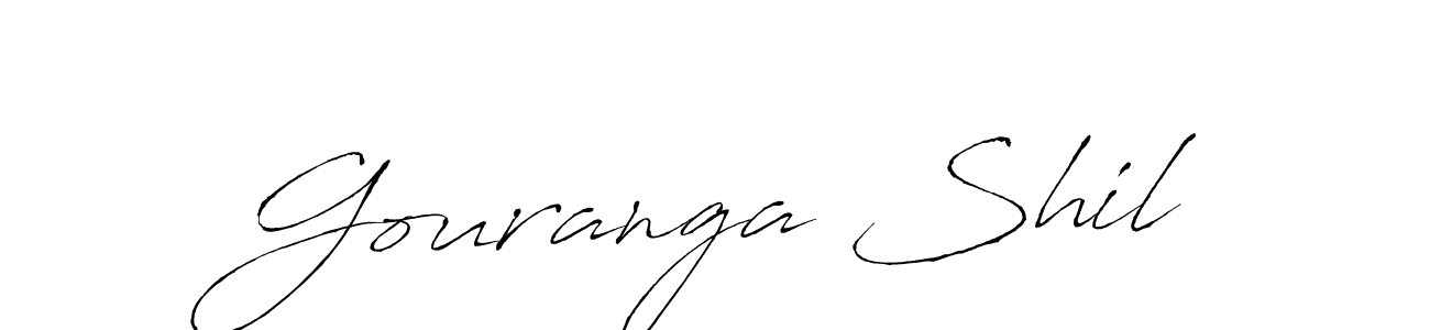 Create a beautiful signature design for name Gouranga Shil. With this signature (Antro_Vectra) fonts, you can make a handwritten signature for free. Gouranga Shil signature style 6 images and pictures png