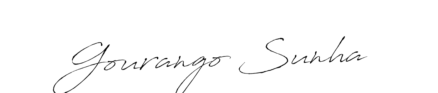 This is the best signature style for the Gourango Sunha name. Also you like these signature font (Antro_Vectra). Mix name signature. Gourango Sunha signature style 6 images and pictures png