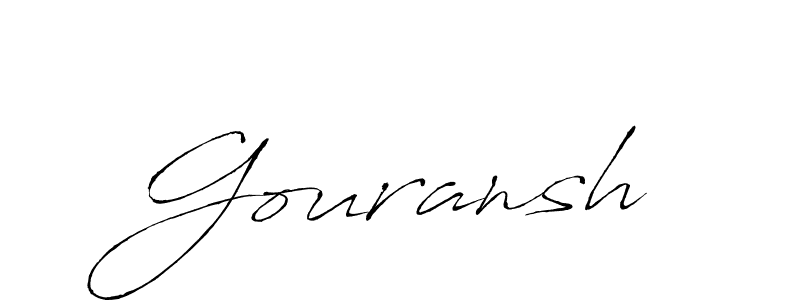 Once you've used our free online signature maker to create your best signature Antro_Vectra style, it's time to enjoy all of the benefits that Gouransh name signing documents. Gouransh signature style 6 images and pictures png