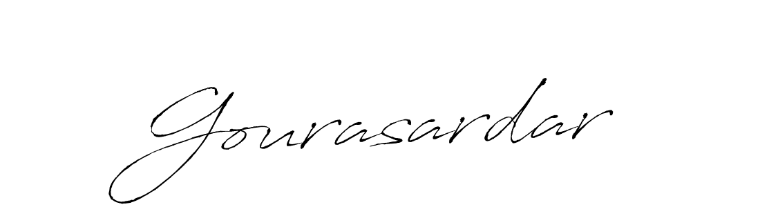 Create a beautiful signature design for name Gourasardar. With this signature (Antro_Vectra) fonts, you can make a handwritten signature for free. Gourasardar signature style 6 images and pictures png