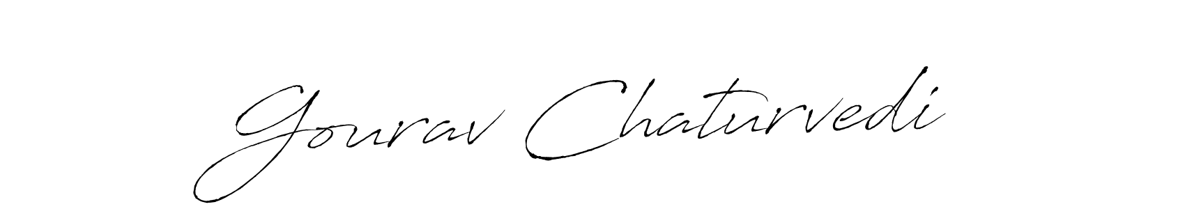 Similarly Antro_Vectra is the best handwritten signature design. Signature creator online .You can use it as an online autograph creator for name Gourav Chaturvedi. Gourav Chaturvedi signature style 6 images and pictures png