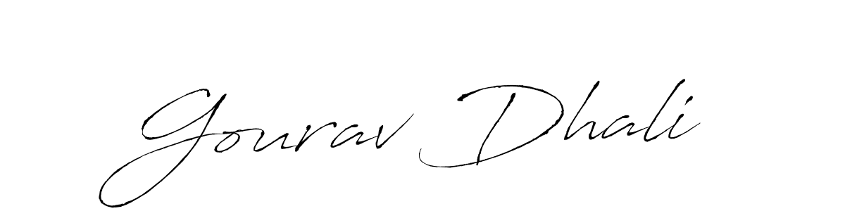 The best way (Antro_Vectra) to make a short signature is to pick only two or three words in your name. The name Gourav Dhali include a total of six letters. For converting this name. Gourav Dhali signature style 6 images and pictures png