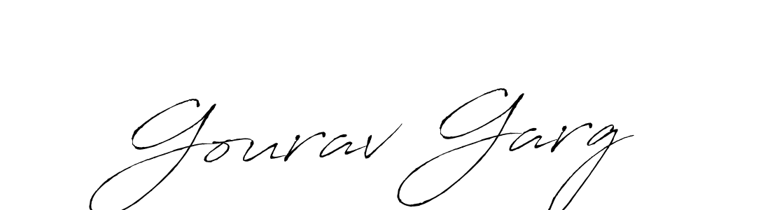 Design your own signature with our free online signature maker. With this signature software, you can create a handwritten (Antro_Vectra) signature for name Gourav Garg. Gourav Garg signature style 6 images and pictures png