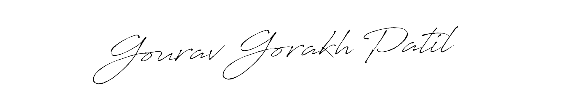 Antro_Vectra is a professional signature style that is perfect for those who want to add a touch of class to their signature. It is also a great choice for those who want to make their signature more unique. Get Gourav Gorakh Patil name to fancy signature for free. Gourav Gorakh Patil signature style 6 images and pictures png
