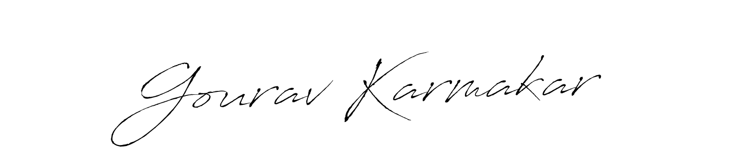 This is the best signature style for the Gourav Karmakar name. Also you like these signature font (Antro_Vectra). Mix name signature. Gourav Karmakar signature style 6 images and pictures png