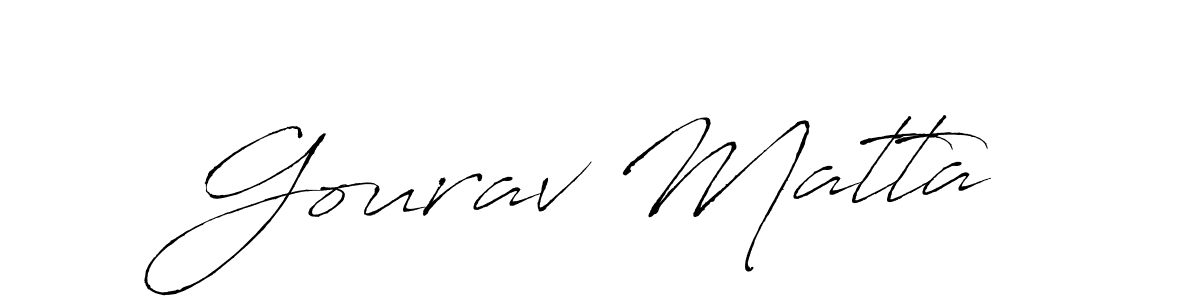 Make a beautiful signature design for name Gourav Matta. Use this online signature maker to create a handwritten signature for free. Gourav Matta signature style 6 images and pictures png