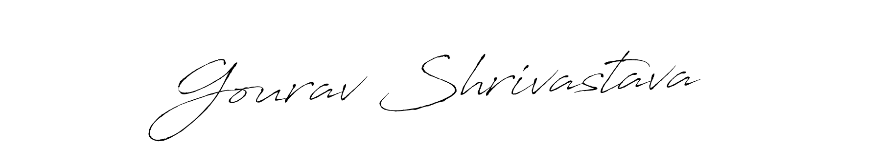 Gourav Shrivastava stylish signature style. Best Handwritten Sign (Antro_Vectra) for my name. Handwritten Signature Collection Ideas for my name Gourav Shrivastava. Gourav Shrivastava signature style 6 images and pictures png