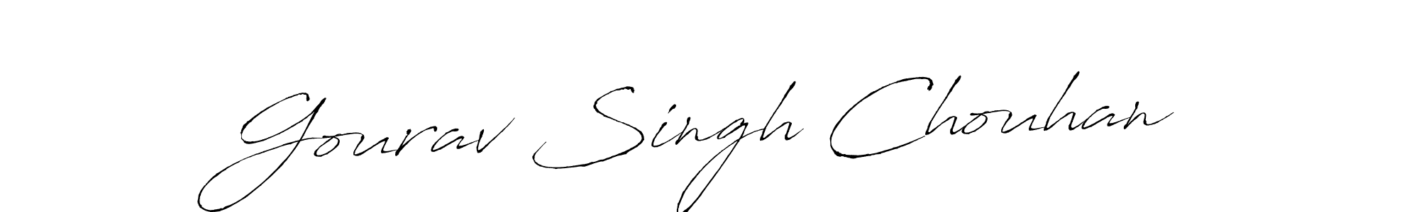 This is the best signature style for the Gourav Singh Chouhan name. Also you like these signature font (Antro_Vectra). Mix name signature. Gourav Singh Chouhan signature style 6 images and pictures png