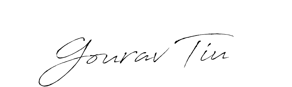 Use a signature maker to create a handwritten signature online. With this signature software, you can design (Antro_Vectra) your own signature for name Gourav Tiu. Gourav Tiu signature style 6 images and pictures png