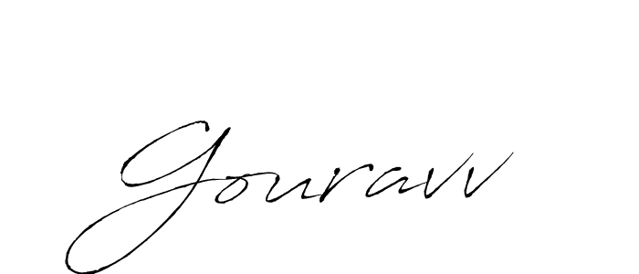 Create a beautiful signature design for name Gouravv. With this signature (Antro_Vectra) fonts, you can make a handwritten signature for free. Gouravv signature style 6 images and pictures png