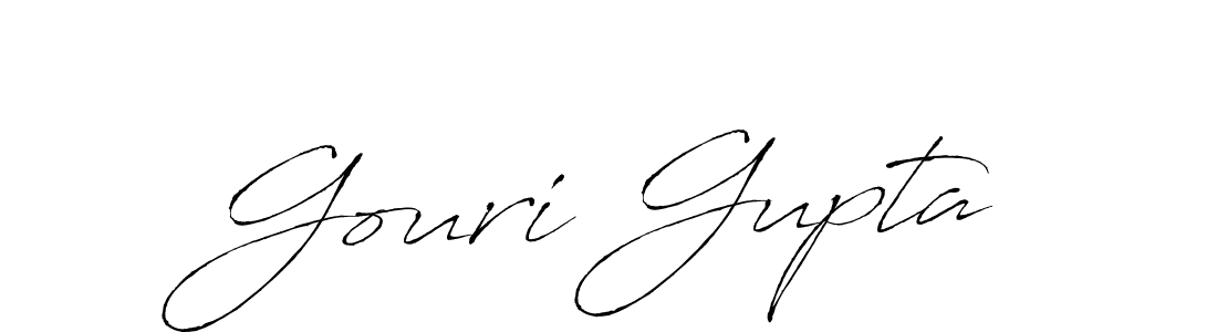 Also we have Gouri Gupta name is the best signature style. Create professional handwritten signature collection using Antro_Vectra autograph style. Gouri Gupta signature style 6 images and pictures png
