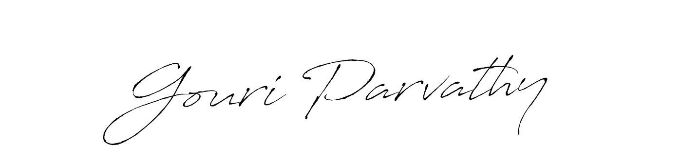 See photos of Gouri Parvathy official signature by Spectra . Check more albums & portfolios. Read reviews & check more about Antro_Vectra font. Gouri Parvathy signature style 6 images and pictures png