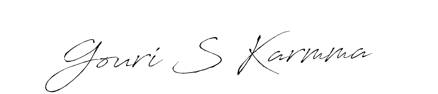 Once you've used our free online signature maker to create your best signature Antro_Vectra style, it's time to enjoy all of the benefits that Gouri S Karmma name signing documents. Gouri S Karmma signature style 6 images and pictures png