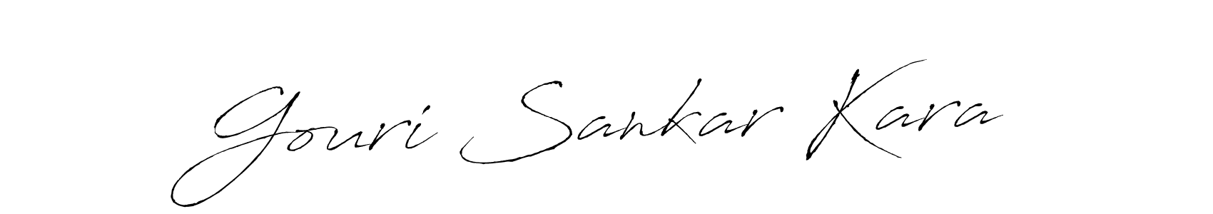 Create a beautiful signature design for name Gouri Sankar Kara. With this signature (Antro_Vectra) fonts, you can make a handwritten signature for free. Gouri Sankar Kara signature style 6 images and pictures png