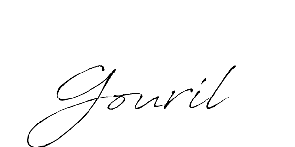 Similarly Antro_Vectra is the best handwritten signature design. Signature creator online .You can use it as an online autograph creator for name Gouril. Gouril signature style 6 images and pictures png
